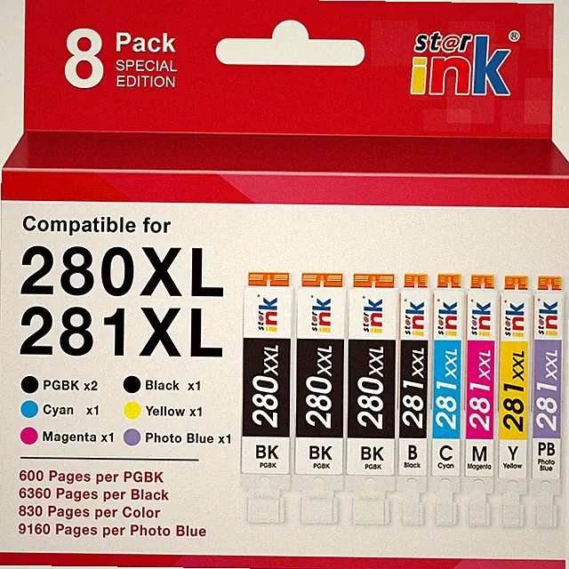 280XXL 281XXL Replacement for Canon 280 281 Ink Cartridges Compatible for Can...