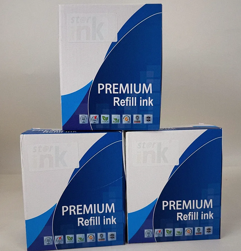 3 Boxes St@rink Compatible 502 Ink Refill Bottle Black Replacement