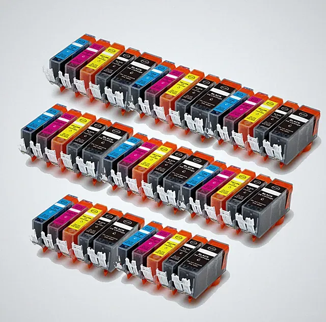 46 Pack Custom Ink Cartridges (See Description for Quantities)