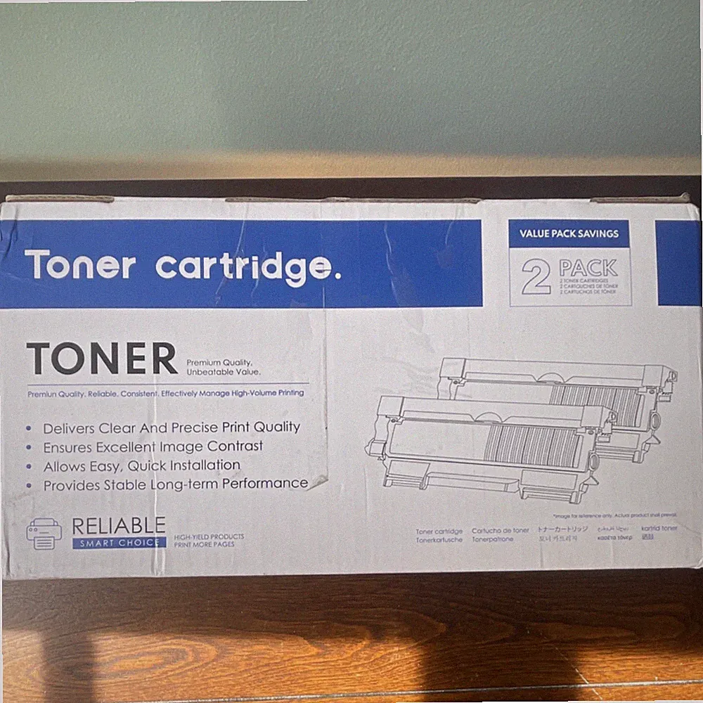 Compatible Black Laser Toner Cartridge 2 Pack