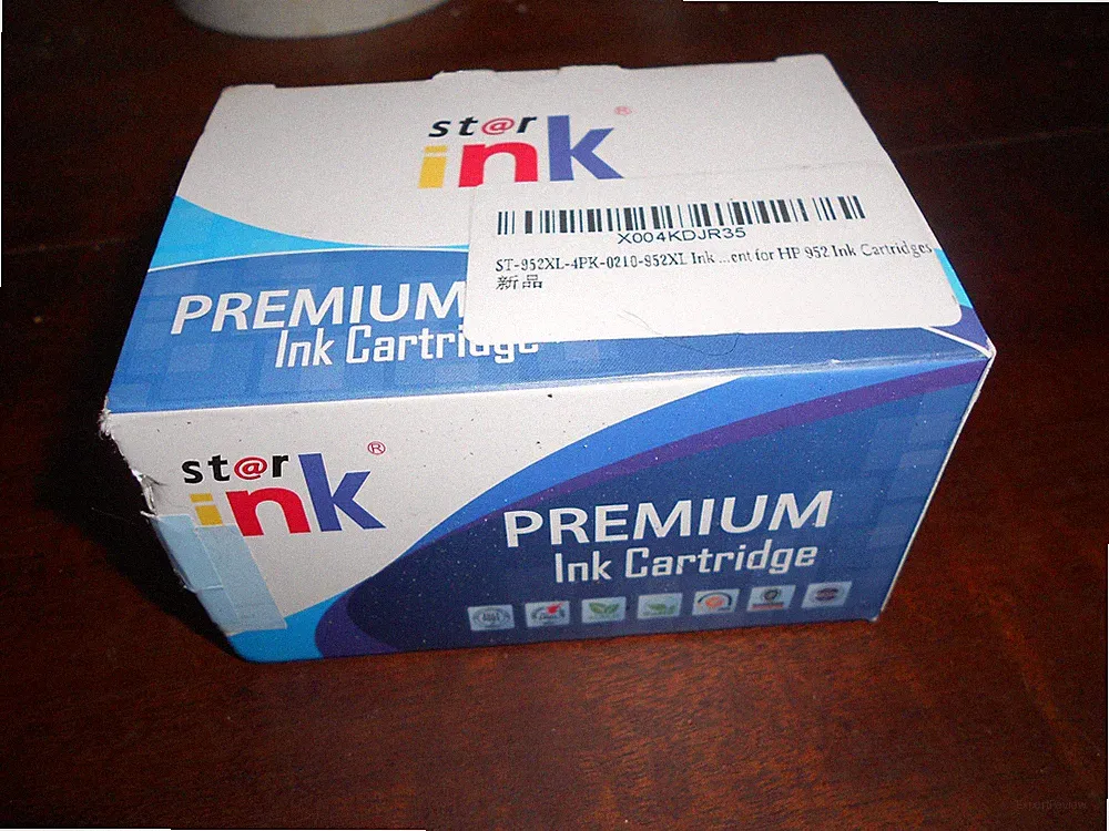 hp 952xl ink cartridges combo pack 4 pack st@r ink magenta-cyan-yellow-black