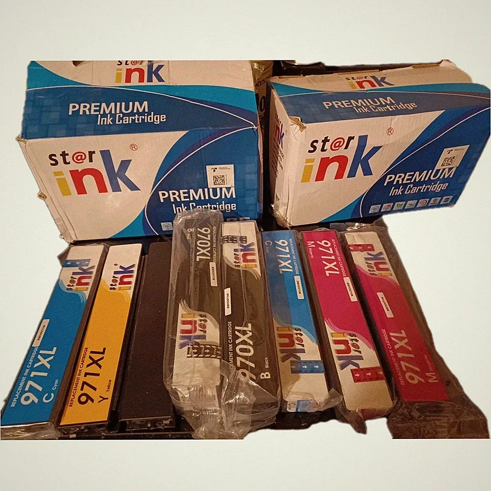 New Open Box Premium Ink Cartridges St@r inK 8 Cartridges 6 Sealed 2 Not Sealed
