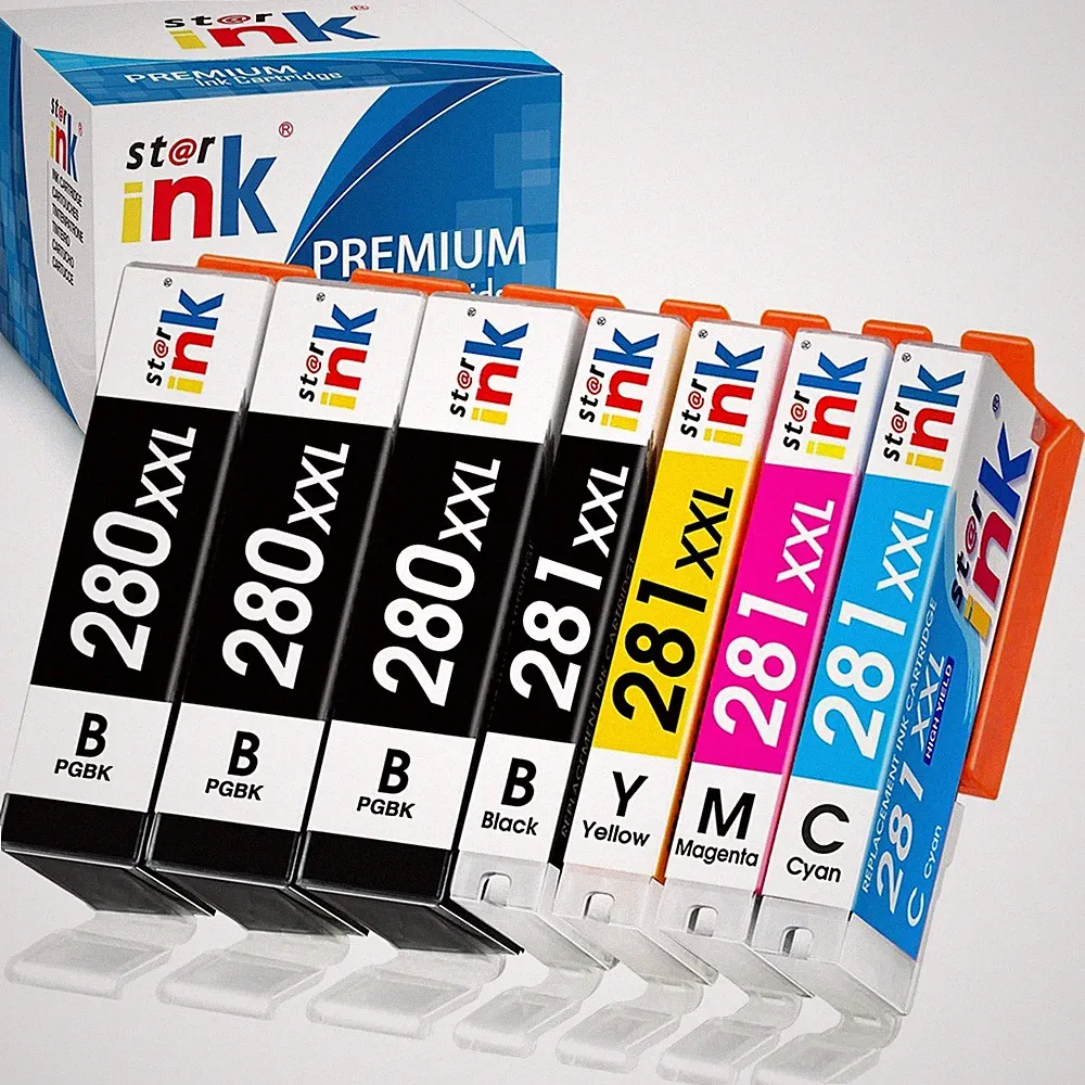st@r ink 280XXL 281XXL Ink Cartridges Compatible Replacement for Canon 280 28...