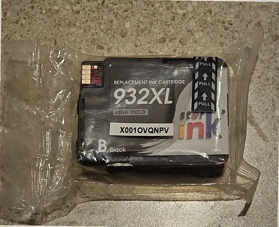 St@r Ink Black Ink Cartridge Sealed Replacement for HP 932 932XL HP