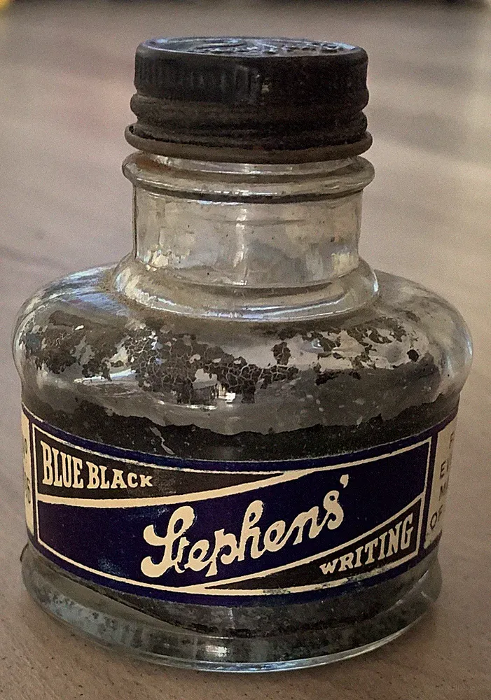 Vintage Stephens' Ink Bottle No. 696